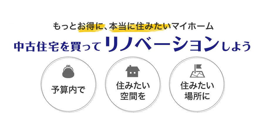 中古住宅を買ってリノベーションしよう